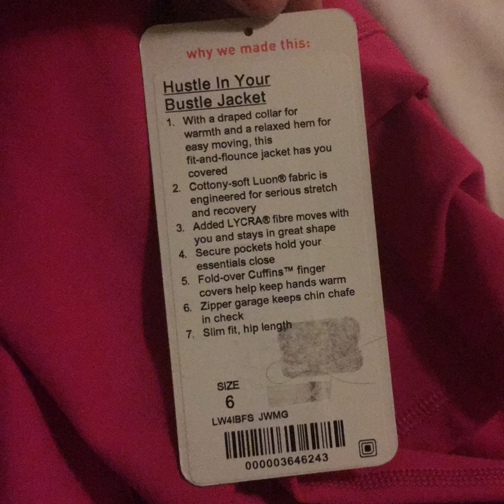 Lululemon hustle in your bustle jacket - Picture 3 of 3